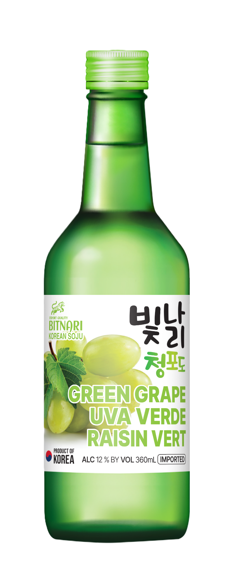 빛나리 청포도 제품 병